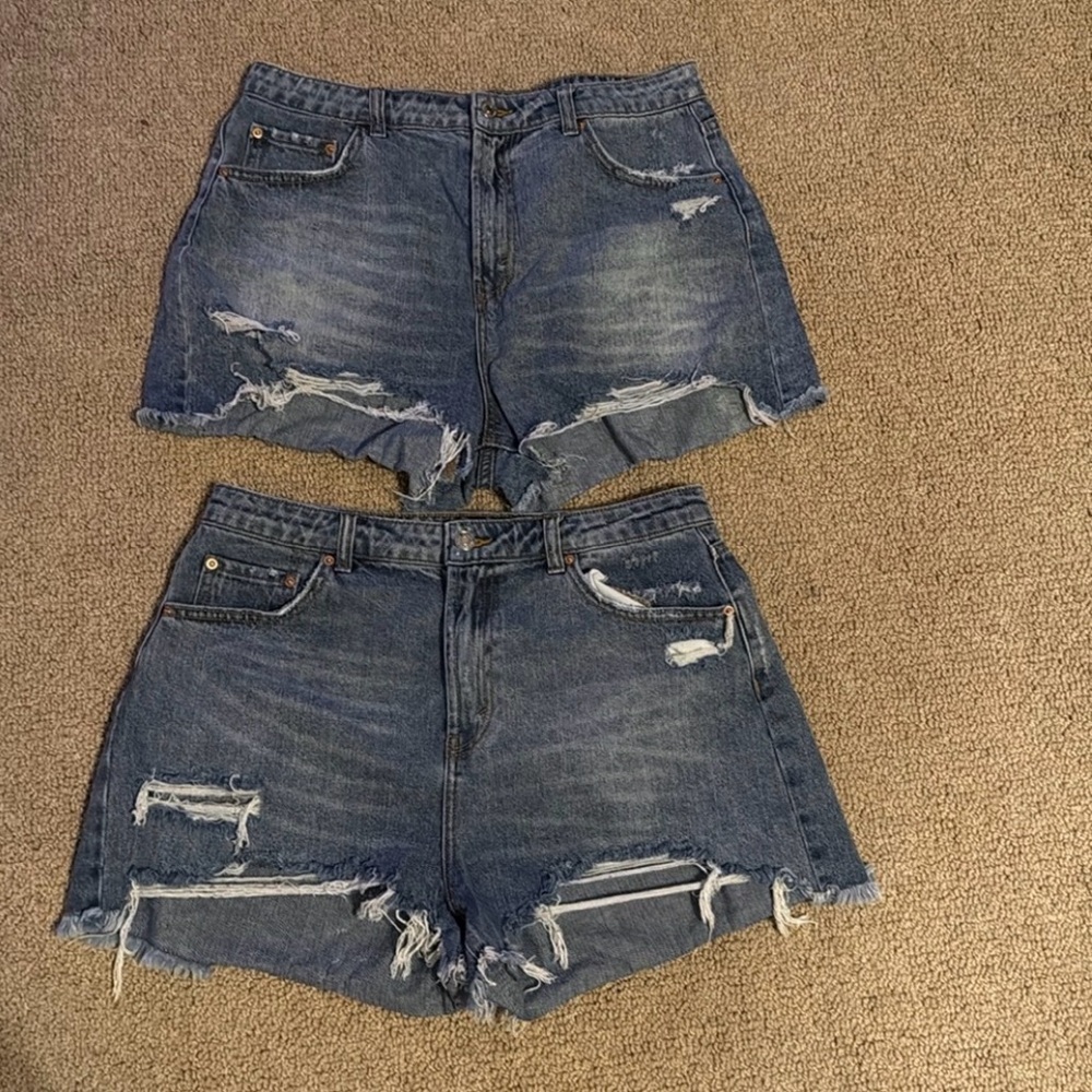 Wild Fable High-Rise Denim Shorts - Blue